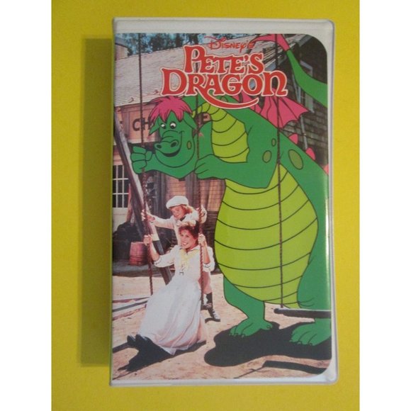 Pete's Dragon Disney VTG Vintage Rare Cover Childrens VHS - Picture 1 of 4